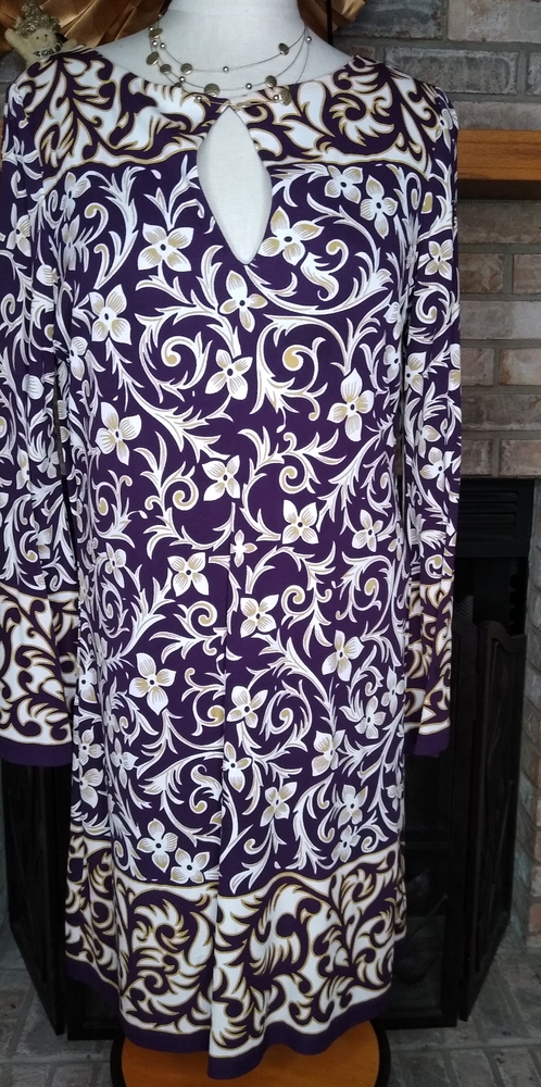 Nicole Miller Silk Dress Large